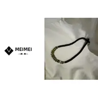 非金属亚克力项链 XMM.【绿野仙踪项链】绿色百搭小众简约复古手工.