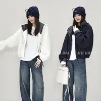 玖黛衣【黑标】新款时尚百搭休闲显瘦修身外套WTJ45093