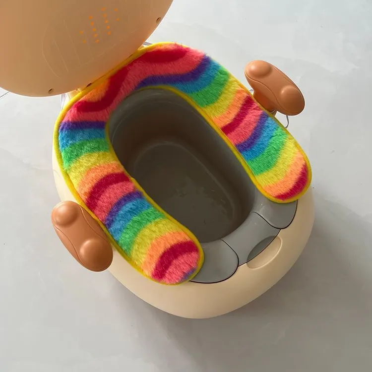 儿童保暖垫坐便垫加厚儿童马桶垫宝坐便器坐垫小童尿盆套坐便套LY