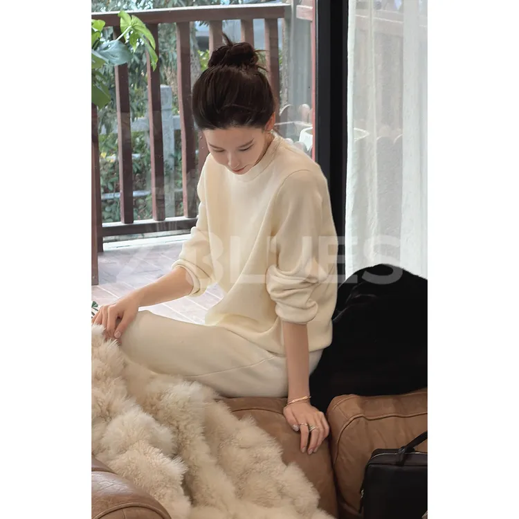 Z.blues【长期主义】德国SG集团高克重针织衫+针织裤套装YZAI0136TZ