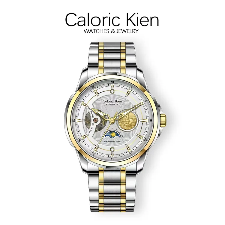 Caloric Kien100%经典正品纪念款探险家男士高档全自动机械腕表CP