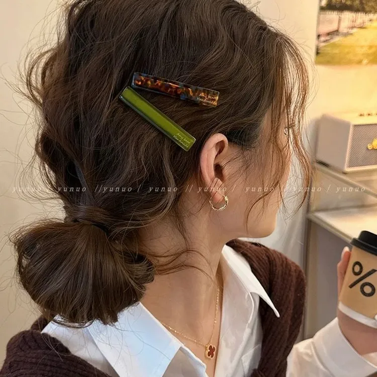 醋酸顶夹鸭嘴夹大号后脑勺日系糖果色彩色发卡发夹鸭嘴夹可爱2025