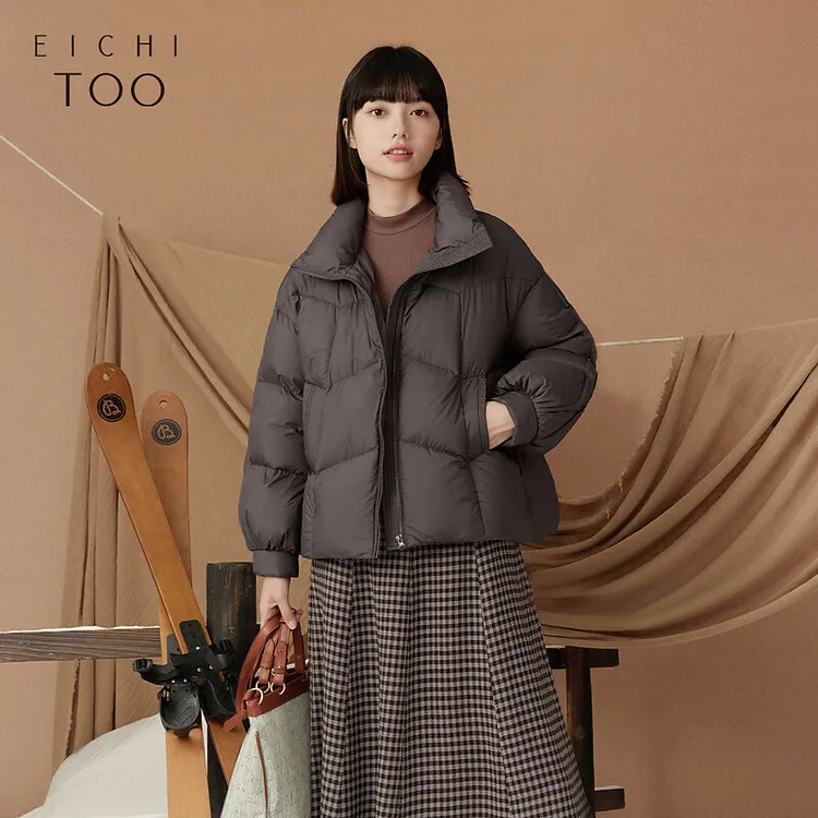 【90绒】爱居兔轻盈保暖云朵泡芙系列面包服羽绒服EWRAJ4N008A