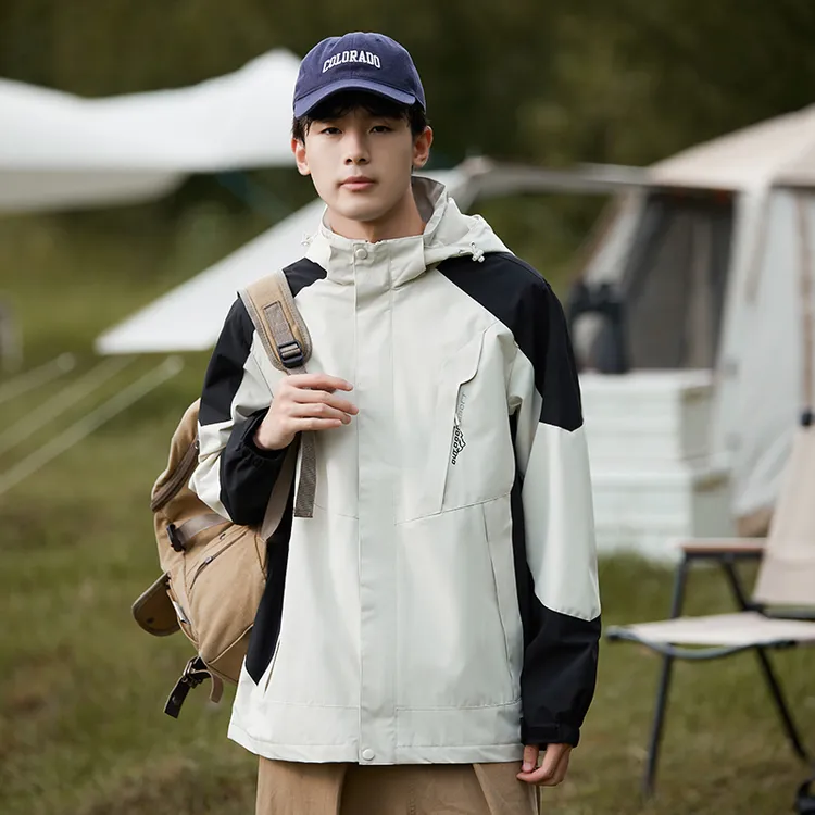 男女款三合一冲锋衣外套秋冬季保暖防风防水登山服装可拆卸外套