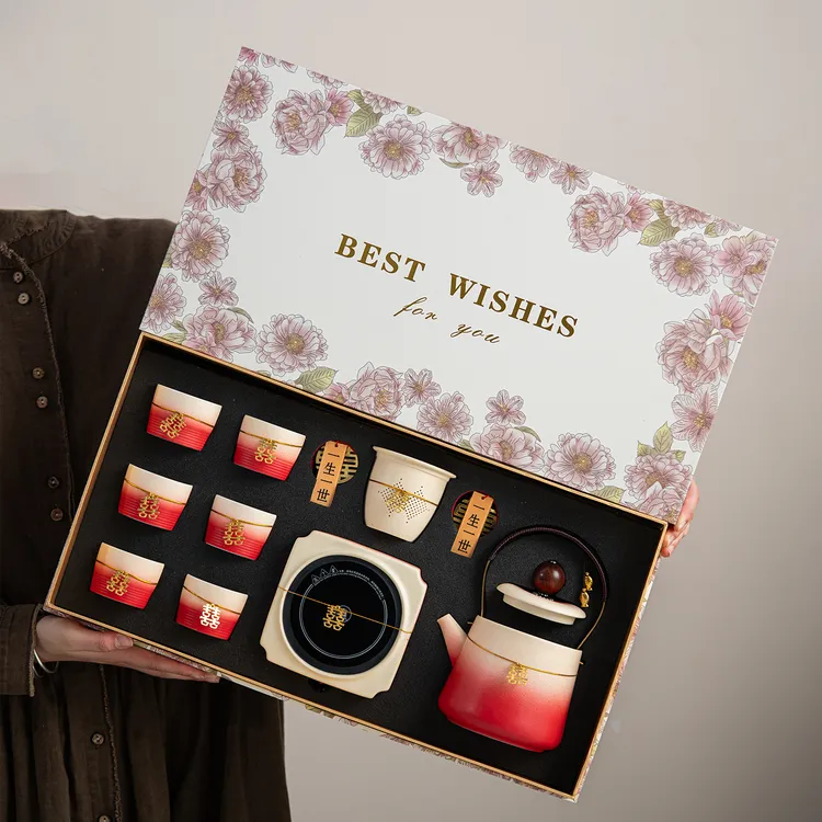 结婚新婚礼物保温茶具套装送新人新娘朋友闺蜜大气实用高级感高档