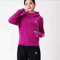 9015-修身款女士53-Y78（玫红）隐形袋加厚防风外套