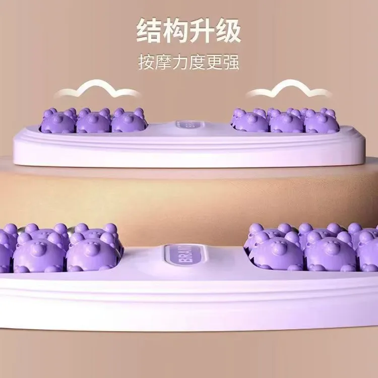 足底按摩器足部足疗腿部穴位磁珠四排滚轮底按摩器户外按摩指压板