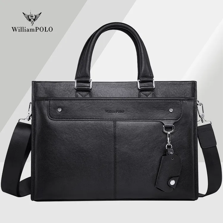 高档纯牛皮公文包男士商务手提包新款2025爆款男式商务包文件包奢