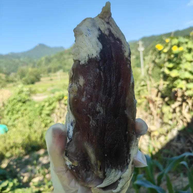 大别山生态慢养黑猪肉咸肉纯瘦肉