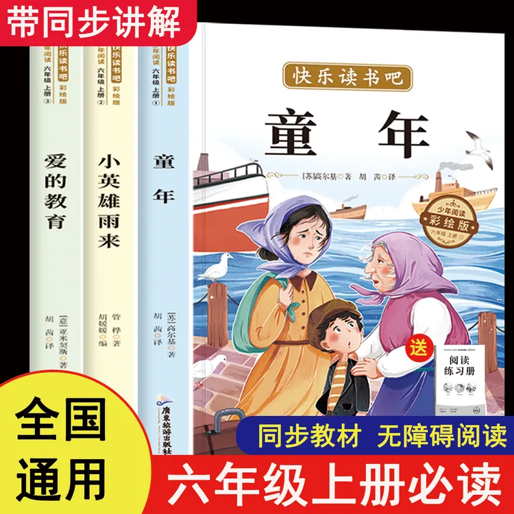 小英雄雨来童年爱的教育六年级上册必读课外书快乐读书吧老师推荐