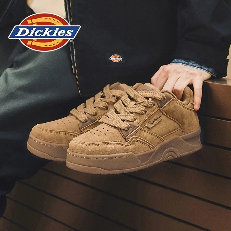 Dickies2025时尚冬季新款百搭户外潮流低帮板鞋休闲男士面包鞋