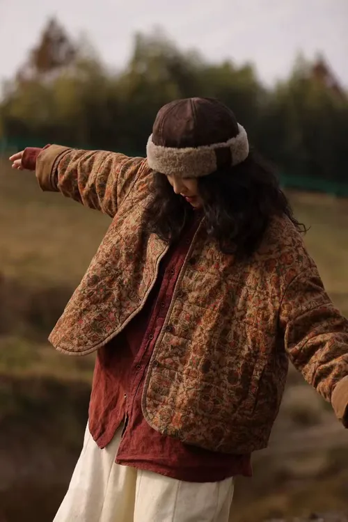 无相布衣分享古澜木新品棉服保暖棉衣冬季加厚多色GM7400