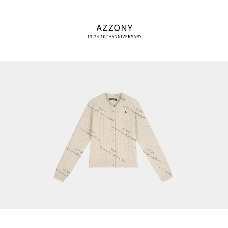 8 YYL 小标燕麦毛衣 100%羊毛 HP12161  2025冬款上新winter