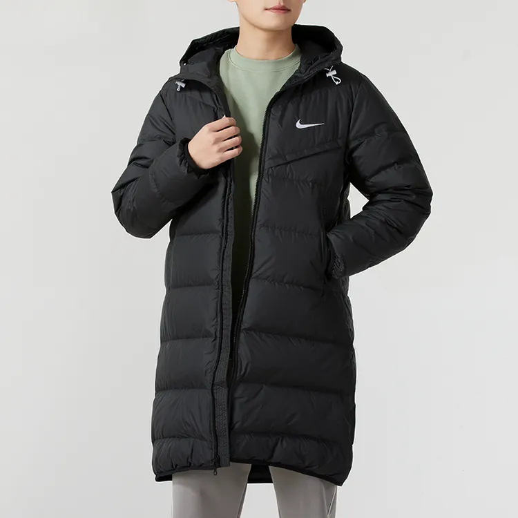 Nike耐克男子中长款羽绒服2025冬季新款风行者系列外套HQ4185-010