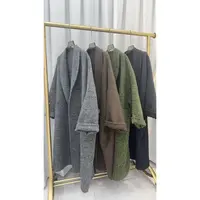 【满满】双面宽松慵懒秋冬氛围感中长款女式羊毛外套