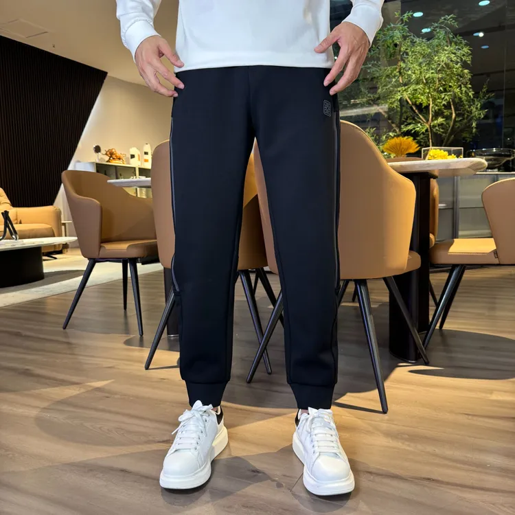 秋季新款男士休闲裤长裤束脚裤棉男装男裤时尚百搭卫裤运动裤5920