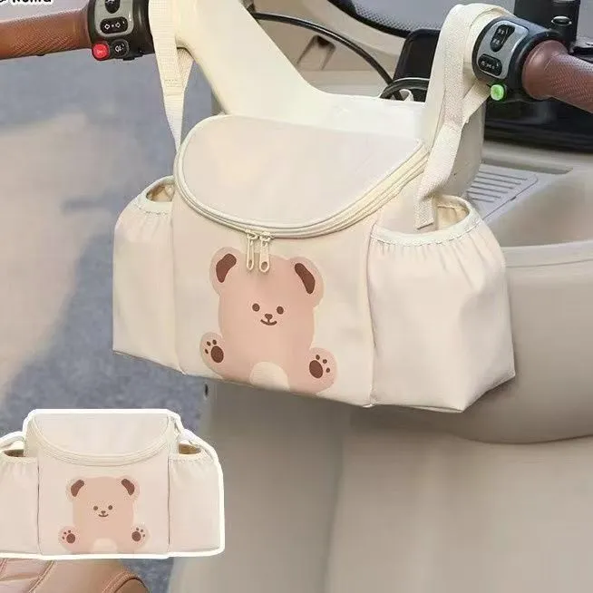 电瓶车前挂包装饰摩托车防水可爱收纳雨衣挂袋小包包电动车收纳包