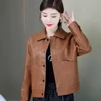《雯雯粉丝专属》皮衣外套女2025新款爆款女士短款皮夹克时尚小香风