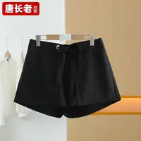 【半价q仓-唐长老自营】货号4801女装夏休闲舒适轻熟通勤短裤M