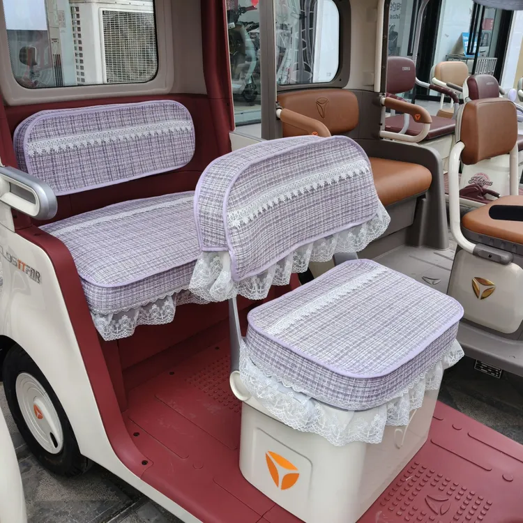 爱玛雅迪金彭小鸟大安电动三轮车加厚坐垫座套艾美达通用卡通座套