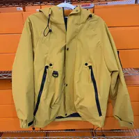 连帽黄色拉链时尚保暖优等品滑雪服男Z052