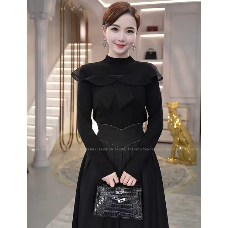 2025秋冬新款【JR-08】含绵羊毛老钱风可外穿精致打底针织衫上衣女