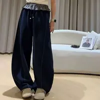 W0853儿童格纹休闲卫裤