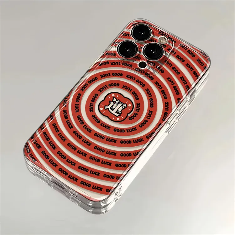 幸运转转转适用iPhone16小米15华为苹果14promax手机壳12太空13MT