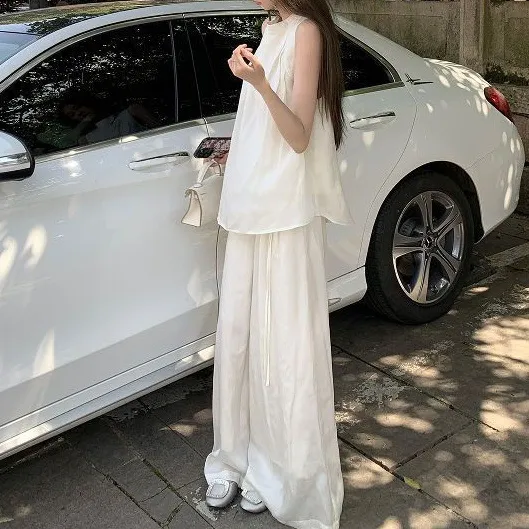 夏日绝美休闲套装气质一整两件套ootd穿搭夏季高级感2025超火新款