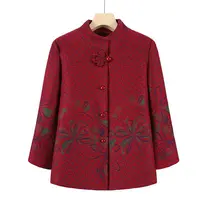 11303-奶奶外套秋装中老年人新款上衣妈妈长袖衣服【老仓库】
