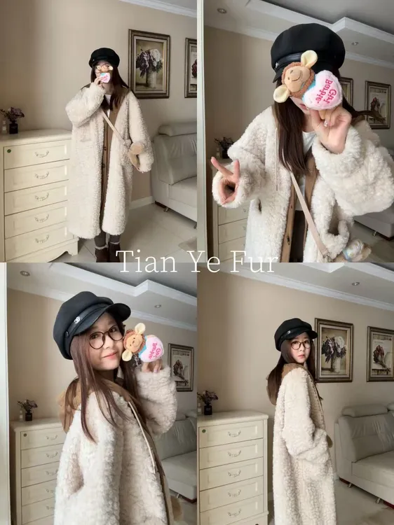 【甜野家】小泡芙软绵绵仿羊羔毛休闲保暖外套