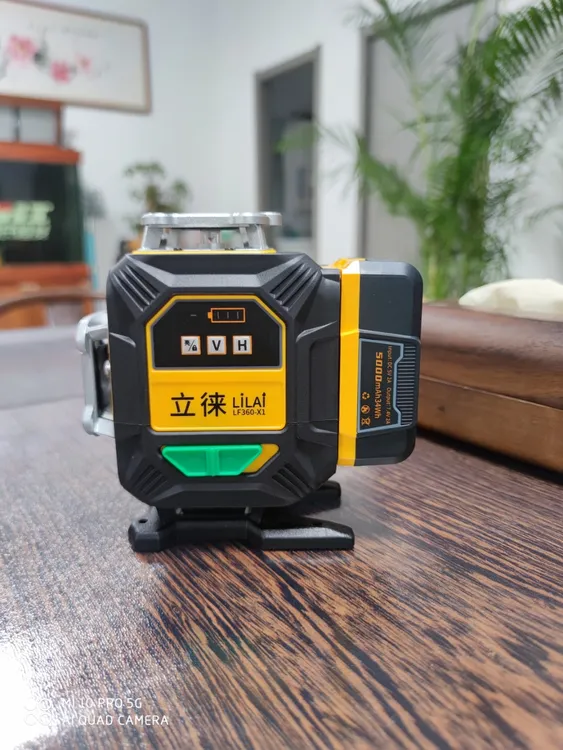 立徕12线绿光激光水平仪高精度自动调平室外阳台可见工程家装两用
