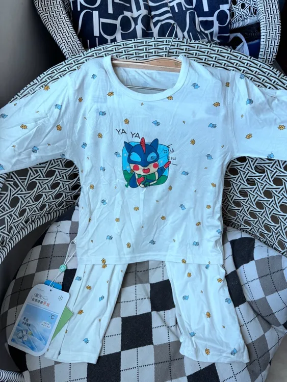 卡通风家居服套装七分袖套装夏季家居服