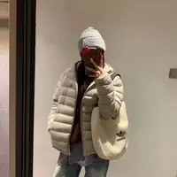 8618刺绣a字母防寒服