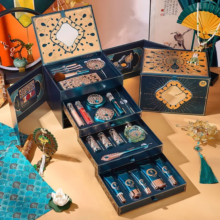 凰颜凤韵美妆护肤套装节日女友生日送礼彩妆礼盒正品国风彩妆套装