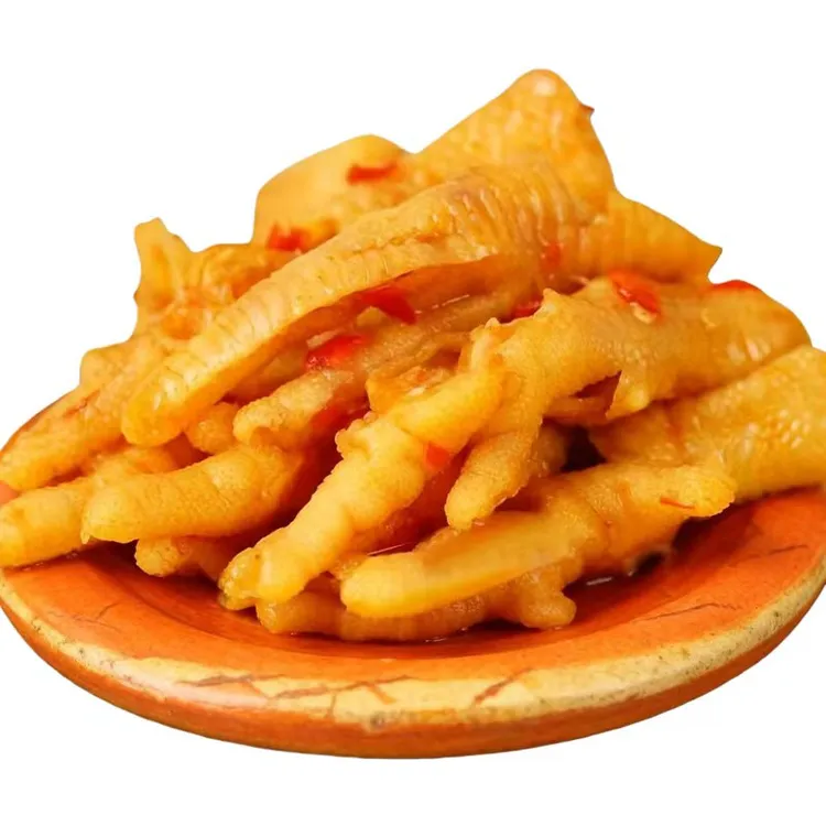 柠檬蒜香酸辣口味去骨鸡爪追剧解馋美味Q弹休闲零食