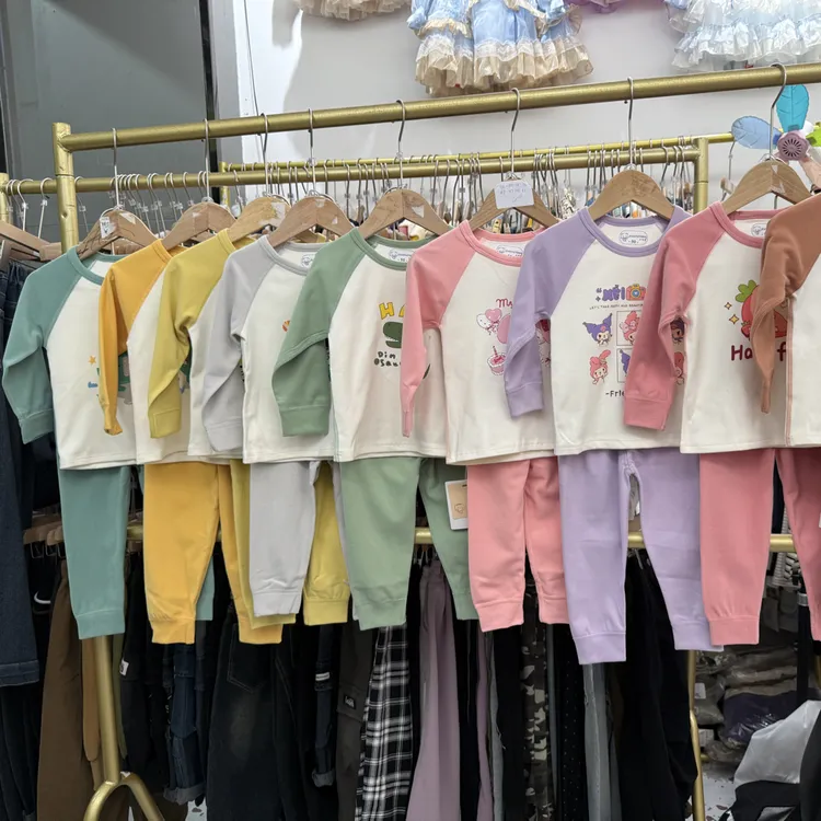 202608秋冬新款男童女童小童家居服套装