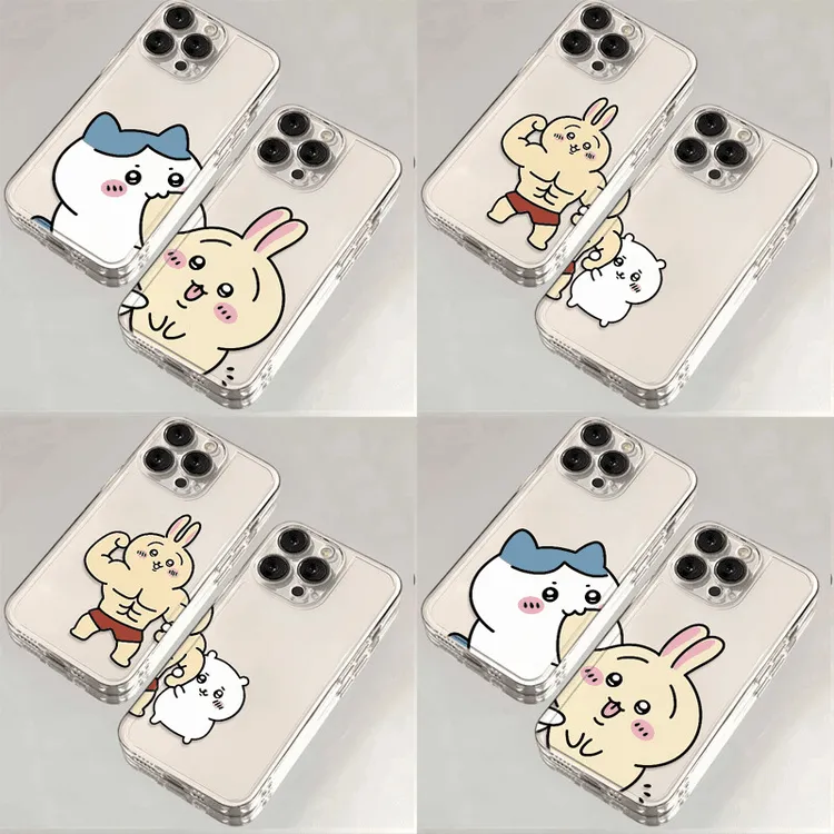 情侣吉伊卡哇适用苹果iPhone15/16promax手机壳13/12/14软防摔11