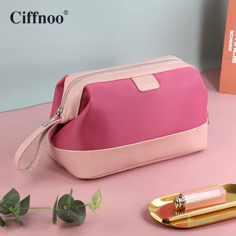 Ciffnoo/琪斐诺化妆包女大容量旅行收纳包洗漱包简约化妆袋便携