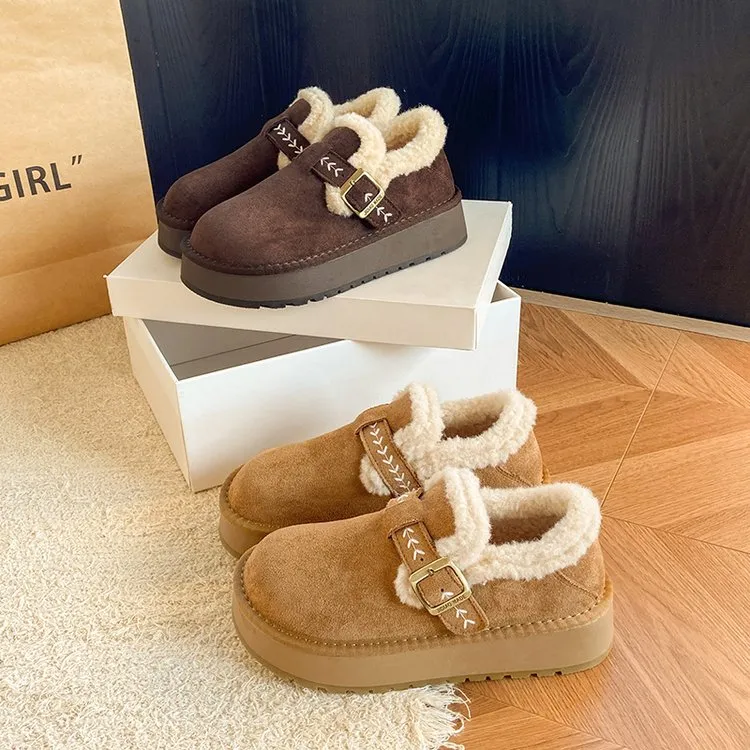 【BOSS姐专属】艾微妮-冬季小土豆女士加绒雪地靴