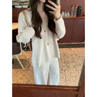 【年终钜惠】定制色染  100软羊毛懒人针织毛衣 M4476307