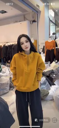 拉链慵懒风长款透气秋季连帽卫衣套头款可调节常规款#6602