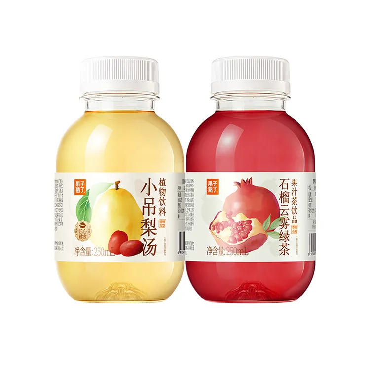 果子熟了小吊梨汤石榴云雾绿茶果汁茶清润雪梨香甜石榴