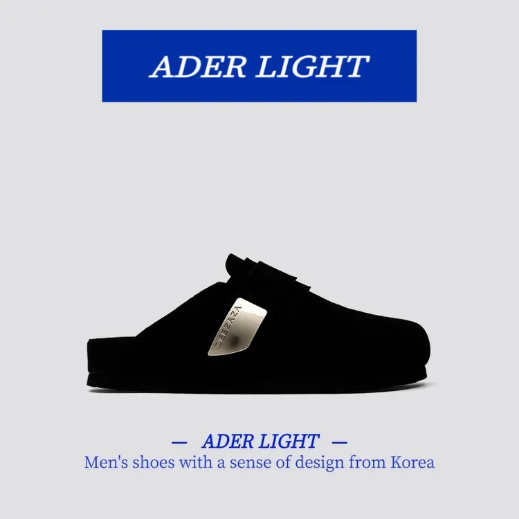 韩国ADER LT勃肯鞋男款夏季包头时尚潮牌厚底情侣男士休闲半拖鞋