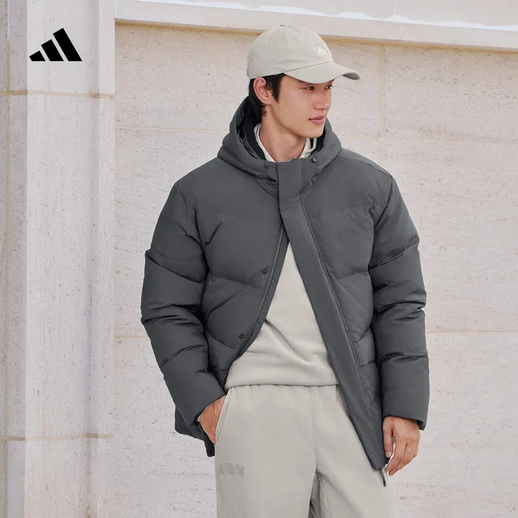 阿迪达斯官方 拒水/保暖男女款羽绒服 adidas DOWN JKT KQ5522