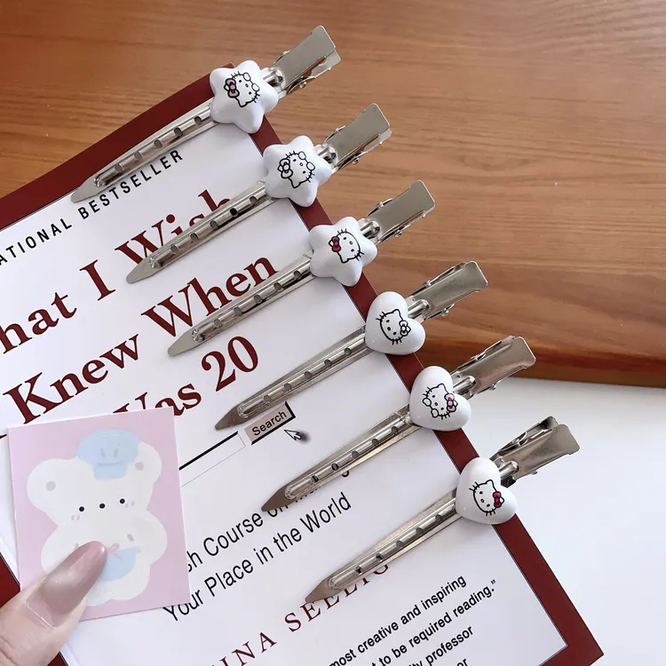 kitty猫发夹边夹可爱甜美饰品发卡网红鸭嘴夹日韩个性简约ins发饰