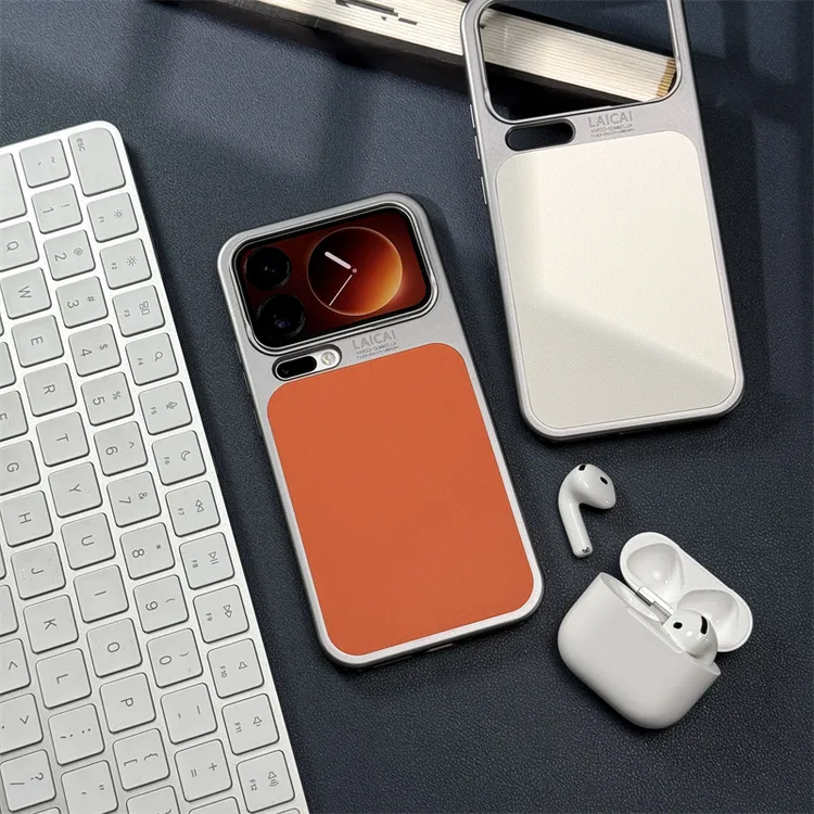 适用小米17Promax手机壳新款磨砂高档超薄素皮17保护套pro男硬壳