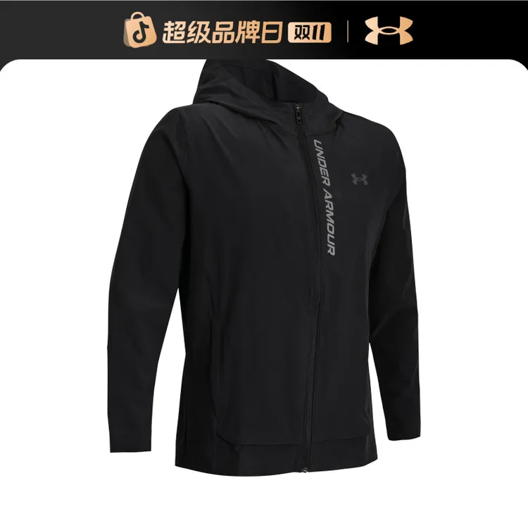 安德玛官方UA Out The Storm男子跑步运动外套1376794