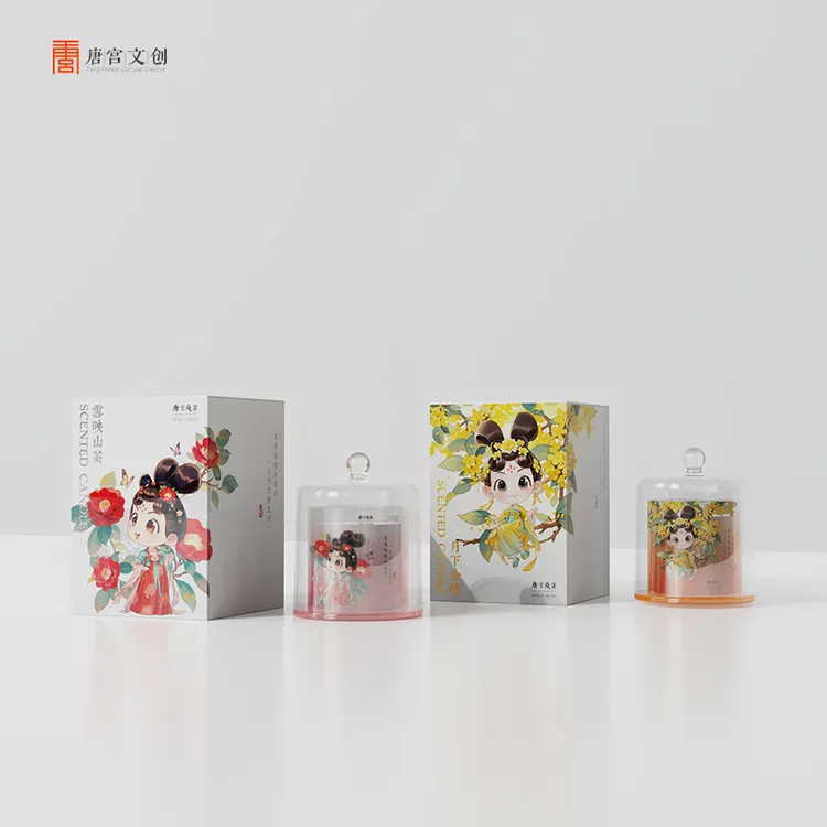 唐宫夜宴 高级感香薰蜡烛礼盒适合卧室用结婚伴手礼生日礼物