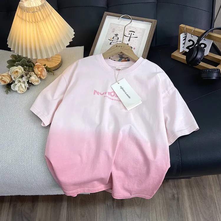 佑妈家童装 男女童夏款短袖 中大童圆领T恤儿童纯棉短t